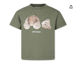 Palm Angels Olive Graphic Tee